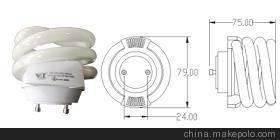 【美规GU24节能灯管YP-GU24-H18】价格,厂家,图片,其他电光源材料,广州晋亿电器(销售部)-